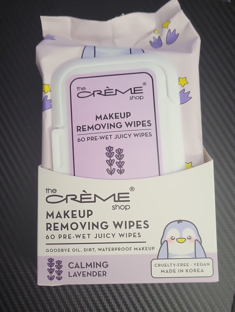 The‎ Crème Shop Calming Lavender Makeup Removing Wipes